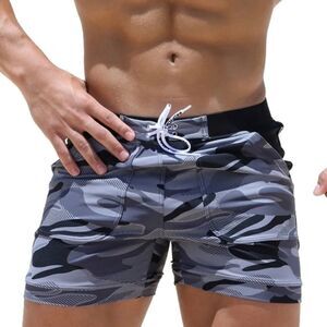 Men's Camo Gray Shorts